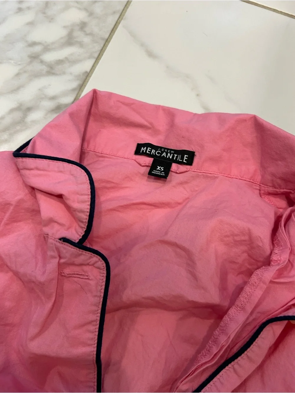 JCrew Pink Pajama Set NWOT Size XS